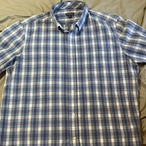 Men’s button up dress shirt.